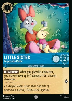 Little Sister - Responsible Rabbit