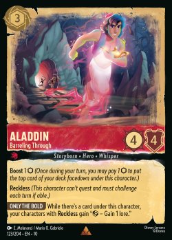 Aladdin - Barreling Through