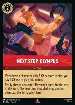 Next Stop, Olympus