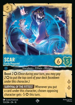 Scar - Eerily Prepared