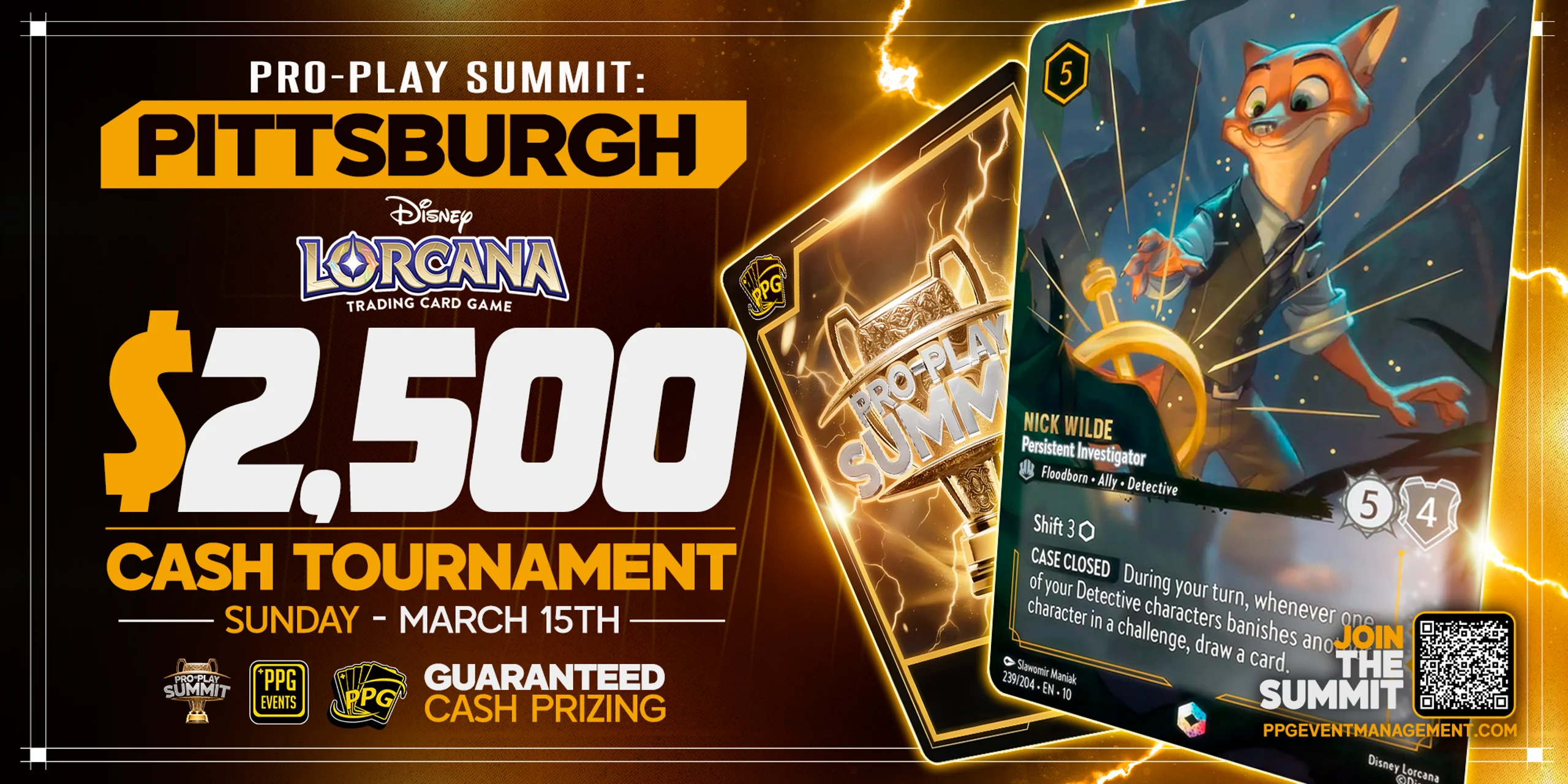 Disney Lorcana $2,500 Cash Tournament @ Pro-Play Summit: Pittsburgh
